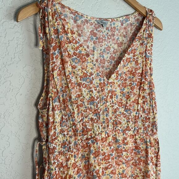 Rails Floral Midi Dress - Pink and White - Picture 6 of 10